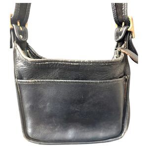 Coach 9966 Legacy Zip Soft Leather Black Shoulder Bag Crossbody - READ